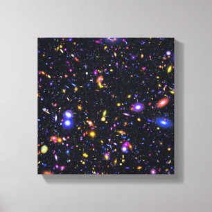 James Webb Space Telescope Simulation - Pop Art Canvas Afdruk
