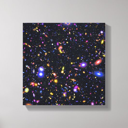 James Webb Space Telescope Simulation - Pop Art Canvas Afdruk (Voorkant)