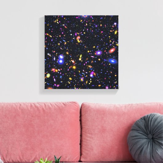 James Webb Space Telescope Simulation - Pop Art Canvas Afdruk (Insitu (Woonkamer))