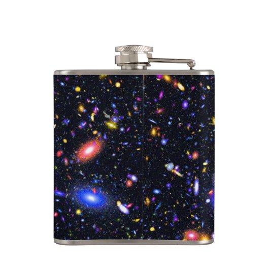 James Webb Space Telescope Simulation - Pop Art Heupfles (Achterkant)