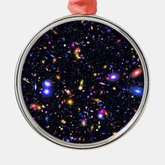 James Webb Space Telescope Simulation - Pop Art Metalen Ornament (Voorkant)