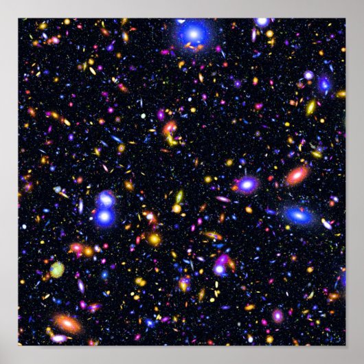 James Webb Space Telescope Simulation - Pop Art Poster (Voorkant)