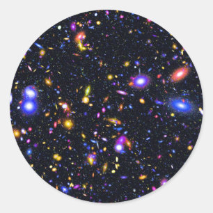 James Webb Space Telescope Simulation - Pop Art Ronde Sticker