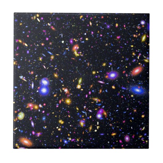 James Webb Space Telescope Simulation - Pop Art Tegeltje (Voorkant)