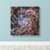 James Webb Space Telescope Spiraalstelsel IC 5332 Canvas Afdruk (Insitu (Houten vloer))