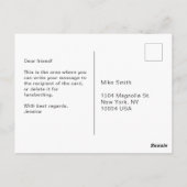 James Webb Space Telescope Tarantula Nebula NIRCam Briefkaart (Achterkant)