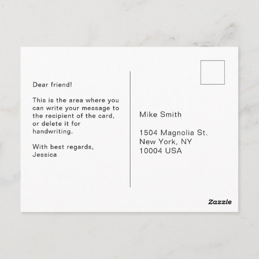 James Webb Space Telescope Tarantula Nebula NIRCam Briefkaart (Achterkant)