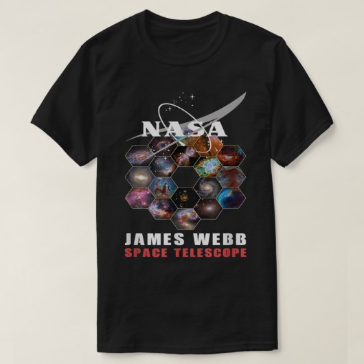 James Webb Space Telescope  The JWST Exploration   T-shirt (Design voorkant)