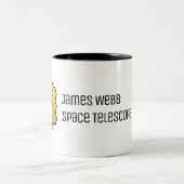James Webb Space Telescope Yellow Mirro Custom Tweekleurige Koffiemok (Center)