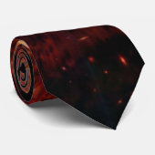 James Webb Space Telescope Zuidelijke Ringnevel Stropdas (Opgerold)