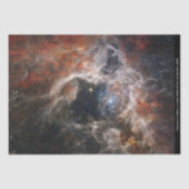 James Webb Tarantula Nebula Hi-Res 2022 Decoupage Tissuepapier (Voorkant)