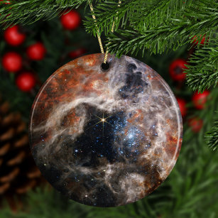James Webb Tarantula Nebula Hi-Res 2022 Kerstmis Keramisch Ornament