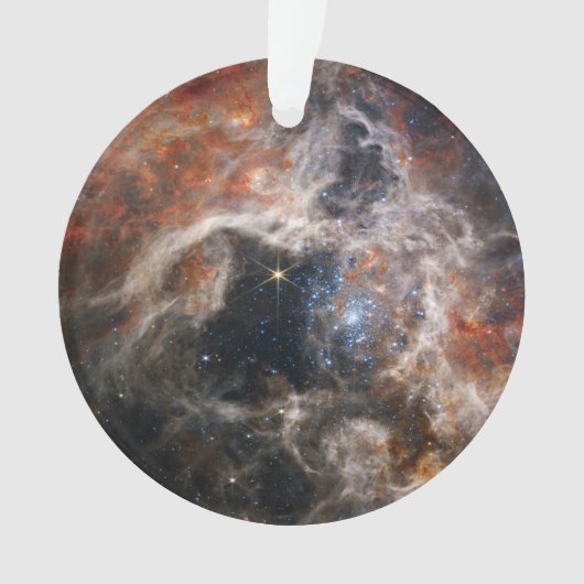 James Webb Tarantula Nebula Hi-Res 2022 Kerstmis Ornament (voorkant)