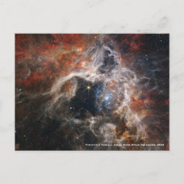 James Webb Tarantula Nebula Hi-Res Afbeelding 2022 Briefkaart