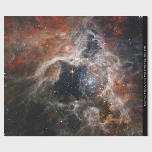 James Webb Tarantula Nebula Hi-Res Afbeelding 2022 Cadeaupapier (Vlak)