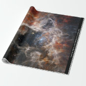 James Webb Tarantula Nebula Hi-Res Afbeelding 2022 Cadeaupapier (Uitgerold)