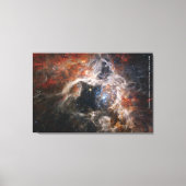 James Webb Tarantula Nebula Hi-Res Afbeelding 2022 Canvas Afdruk (Voorkant)