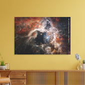 James Webb Tarantula Nebula Hi-Res Afbeelding 2022 Canvas Afdruk (Insitu (Woonkamer))