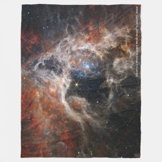 James Webb Tarantula Nebula Hi-Res Afbeelding 2022 Fleece Deken (Voorkant)