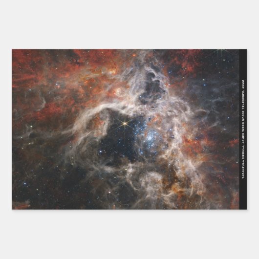 James Webb Tarantula Nebula Hi-Res Afbeelding 2022 Inpakpapier Vel (Voorkant 2)