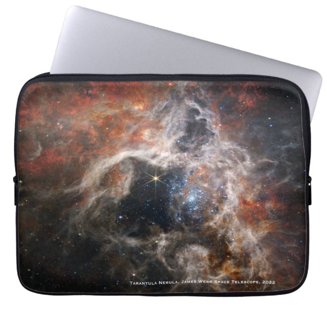 James Webb Tarantula Nebula Hi-Res Afbeelding 2022 Laptop Sleeve (Voorkant)