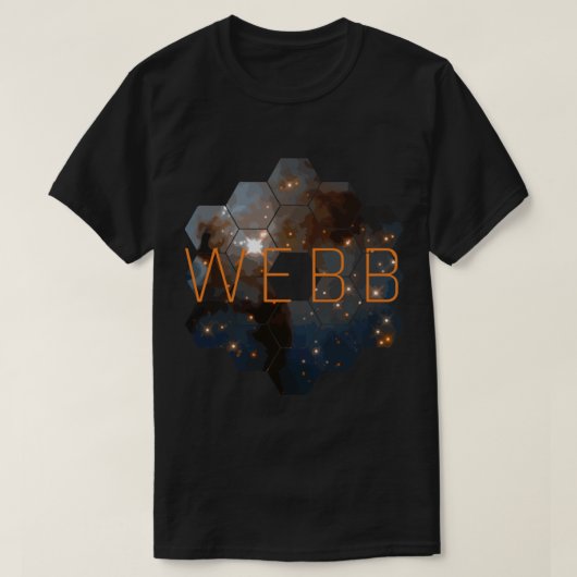 james webb telescoop t-shirt (Design voorkant)