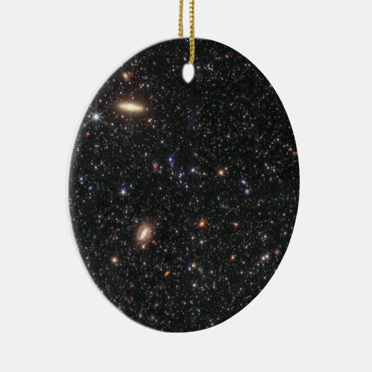 James Webb Telescope Dwarf Galaxy Keramisch Ornament (Rechts)
