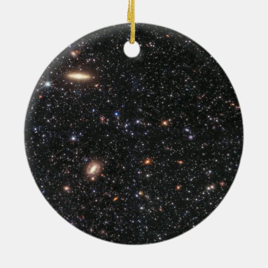 James Webb Telescope Dwarf Galaxy Keramisch Ornament (Achterkant)