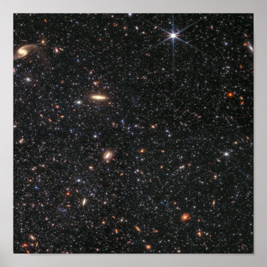James Webb Telescope Dwarf Galaxy Poster (Voorkant)