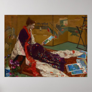 James Whistler - Capriccio in Paars en Goud Poster