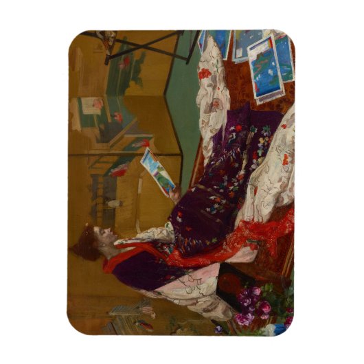 James Whistler - Caprice in Paarse en gouden Magneet (Verticaal)