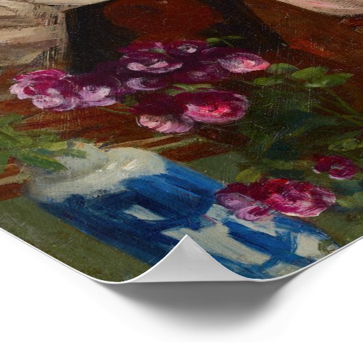 James Whistler - Caprice in Paarse en gouden Poster (Hoek)