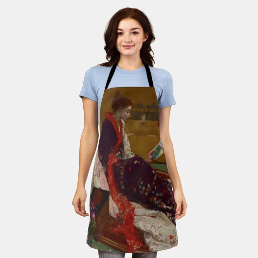 James Whistler - Caprice in Paarse en gouden Schort (Gedragen)