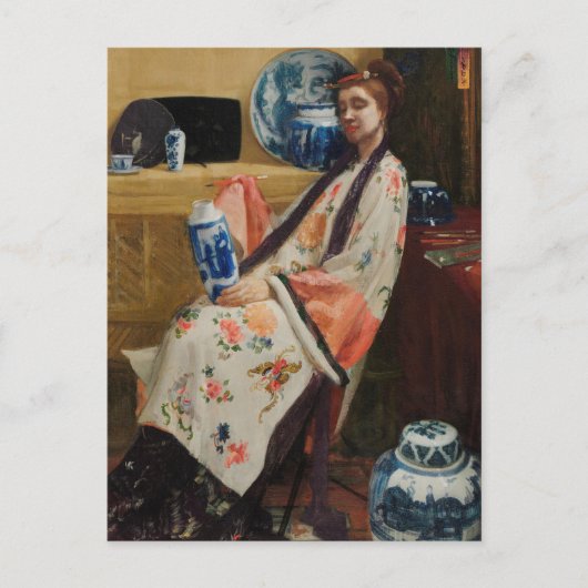 James Whistler - De Lange Leizen van de zes merken Briefkaart (Voorkant)