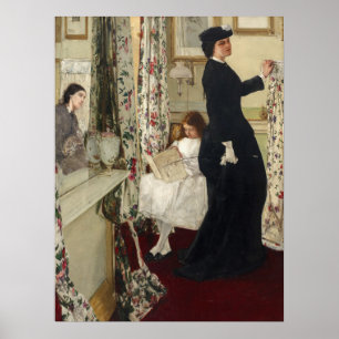 James Whistler - De muziekzaal Poster