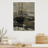 James Whistler  de Theems in Ice Poster (Keuken)