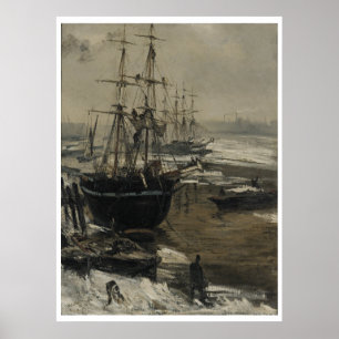 James Whistler  de Theems in Ice Poster