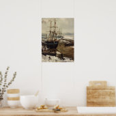 James Whistler - De Theems in IJs Poster (Keuken)