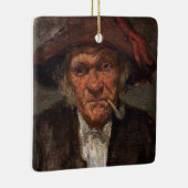 James Whistler - Man Roken een pijp Keramisch Ornament (Rechts)