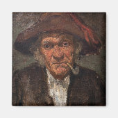 James Whistler - Man Roken een pijp Magneet (Voorkant)