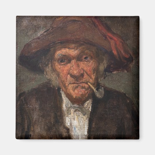James Whistler - Man Roken een pijp Magneet (Voorkant)