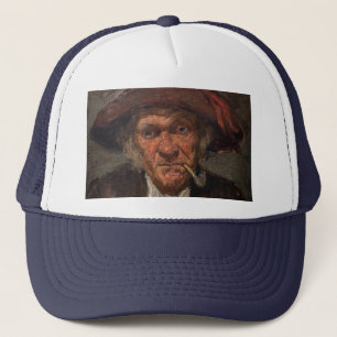 James Whistler - Man Roken een pijp Trucker Pet