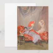 James Whistler - Milly Finch Bedankkaart (Voorkant / Achterkant)