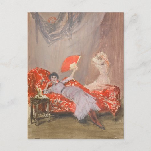 James Whistler - Milly Finch Briefkaart (Voorkant)