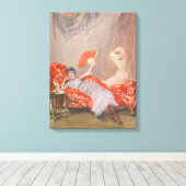 James Whistler - Milly Finch Canvas Afdruk (Insitu (Houten vloer))