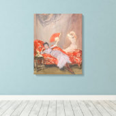 James Whistler - Milly Finch Canvas Afdruk (Insitu (Houten vloer))