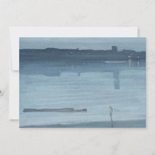 James Whistler - Nocturne: Chelsea Bedankkaart (Voorkant)