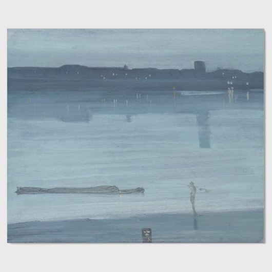 James Whistler - Nocturne: Chelsea Cadeaupapier (Vlak)