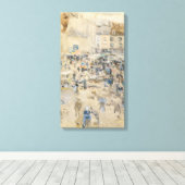 James Whistler - Nocturne: Chelsea Canvas Afdruk (Insitu (Houten vloer))