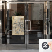 James Whistler - Nocturne: Chelsea Raamsticker (Kantoordeur)